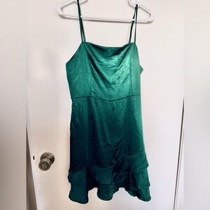 Lulu's Chic Satin Dress